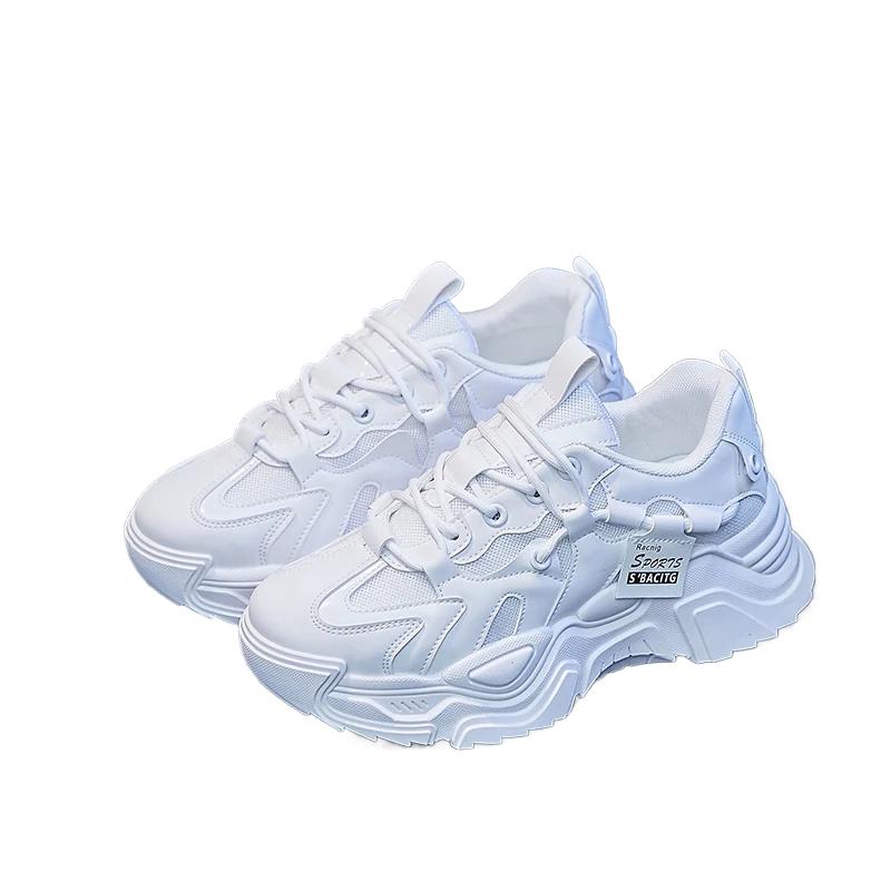 Fashion Wedges Shoes for Women Sneakers Female Shoes Fashion Platform Tennis White Black Khaki Sports Shoes for Women Orginal in 2025