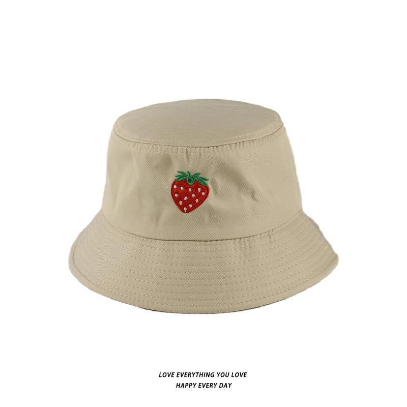 Bucket Hats Men And Women Skull Embroidered Fisherman Hat, Single-Sided Black Street Fashion Foldable Sunhat
