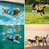Impugnatura Portatile Giubbotto di Salvataggio per Cani Fibbia a Rilascio Rapido Costume da Bagno per Cani Salvagente per Animali Domestici Nautica