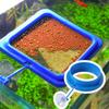 Plastic Fish Feeding Ring Thicken Floating Food Tray Fish Food Feeder  Fish Pond