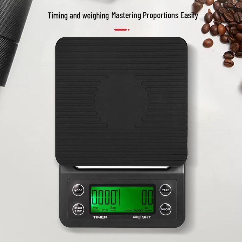 Bilancia Elettronica Multifunzione per Caffè con Pesatura Precisa e Timer per Cottura e Alimenti