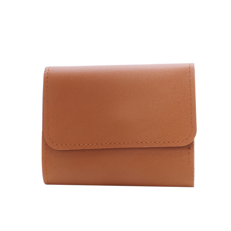 Simple Short Wallet for Women Fashion Ultra Thin Ladies Card Holder Multi Function Change Purse Cute Elegant Slim Pocket