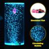 Touch Control LED Fish Bubble Lamp Multi Color Changing Simulated Aquarium Night Light USB Powered Home Desk Bedroom Decor