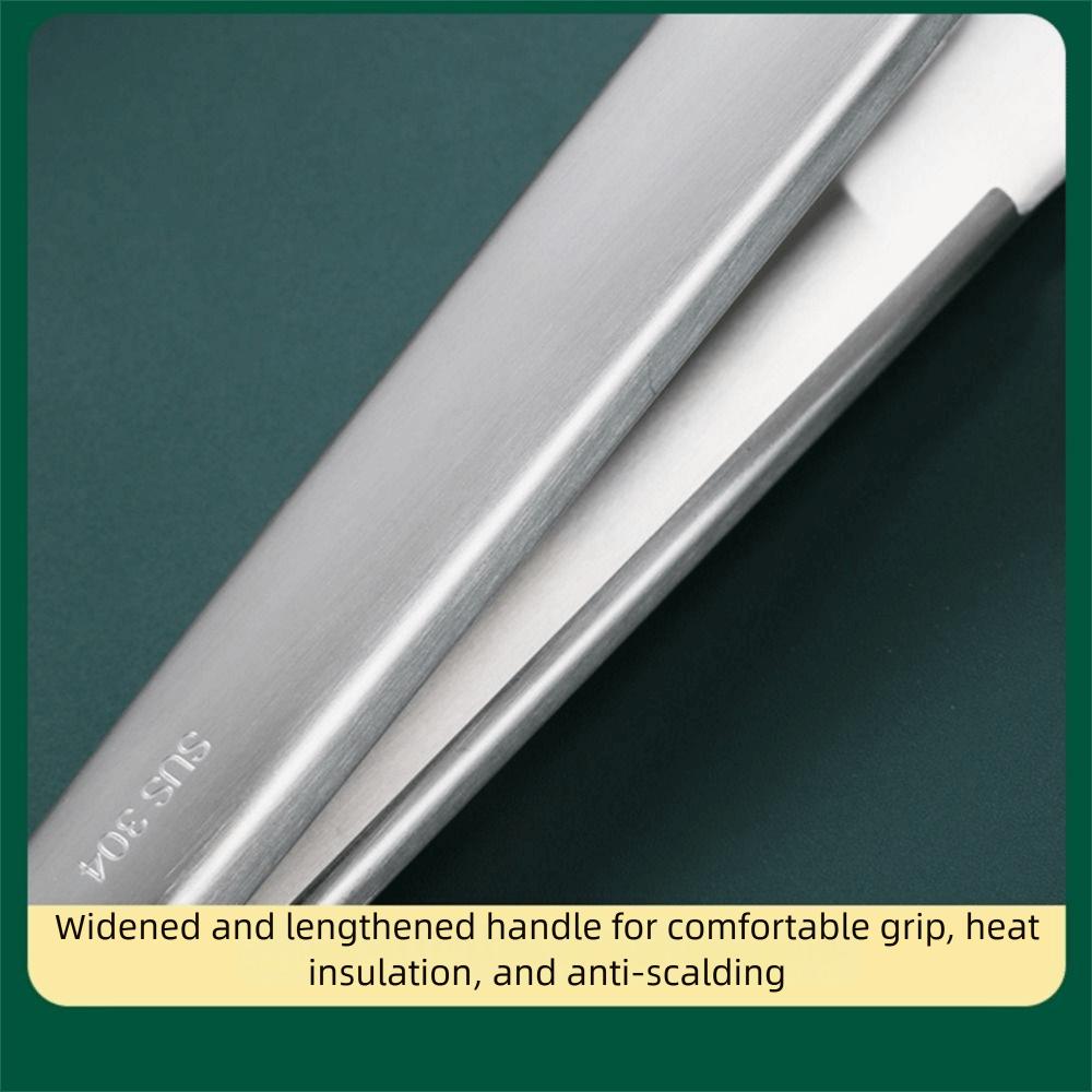 Stainless Steel Outdoor BBQ Clamps Long Handle Kitchen Cooking Clip Food Tongs  Home Kitchen