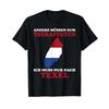 Quot Others Must Be Used As A Therapeuten Ich Muss Nur Nach Texel T Shirt Vintage Washed Versatile Graphic Streetwear