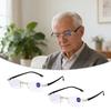 Magnifying Reading Glasses Frameless Eye Glasses For Seniors Frameless Design Lightweight Comfort