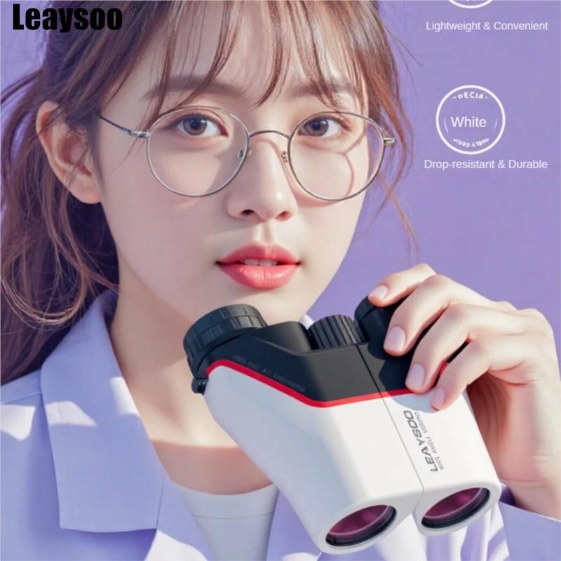 New Binoculars 10X25 HD Mini Portable Telescope BAK4 FMC Coated Telescope Outdoor Bird Watching Hunting Travel Camping Ball Game