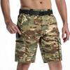 Men Cargo Shorts Multi Pocket Utility Outdoor Work Shorts with Adjustable Waistband and Durable Stitching