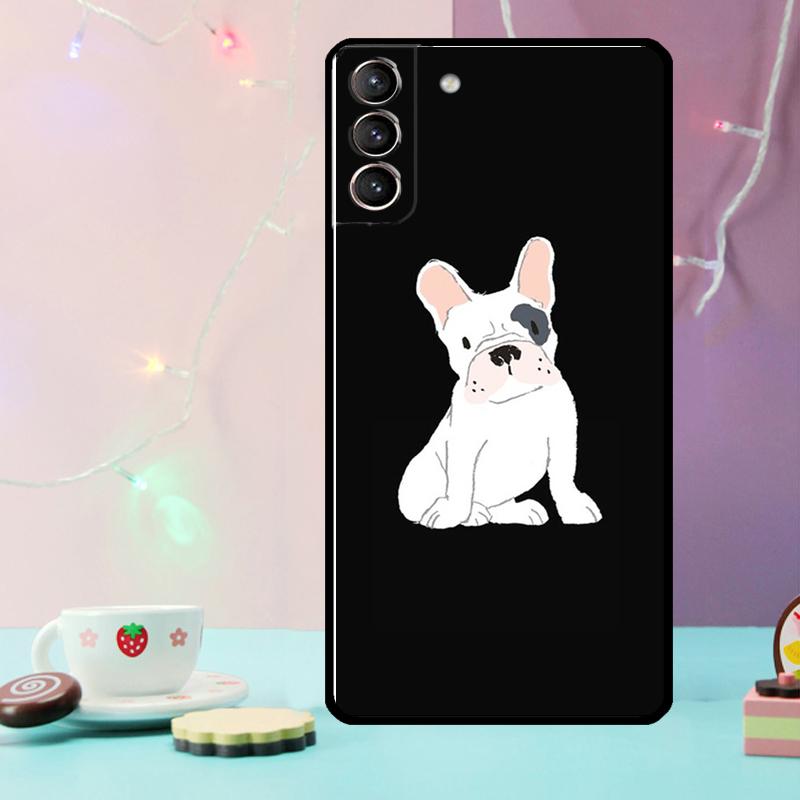 French Bulldog Dog Phone Case For Samsung Galaxy S25 Ultra S20 S21 S22 S23 S24 Ultra Plus S9 S10 S25 FE Cover