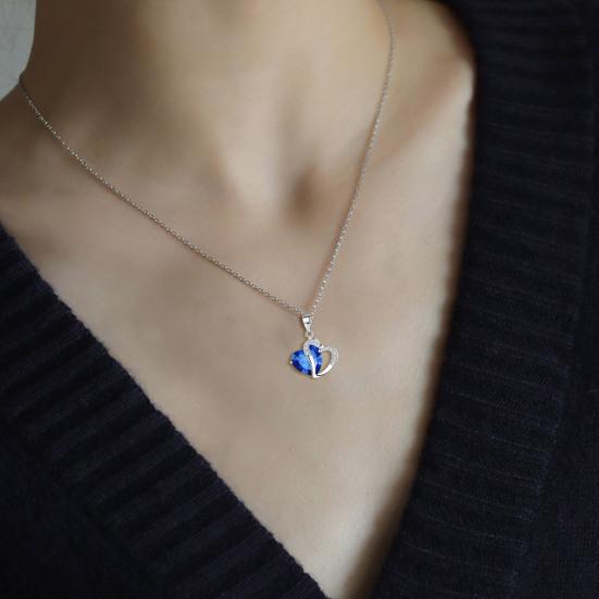 Terrific Women Necklace Exquisite Heart Shape All-Matched