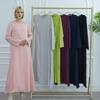 New Arrival Middle East Fashion Loose Casual round-Neck Long-Sleeved Dress Loose Long Sleeved Dress