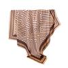 Simple Geometric Striped Satin Imitation Silk Printing Large Square Scarf Silk Scarf Shawl Headscarf Neck Protection Scarf Decorative Scarf