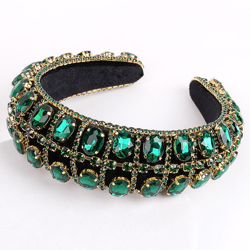 Fashion Ol Headband With Artificial Crystal And Baroque Design For Women