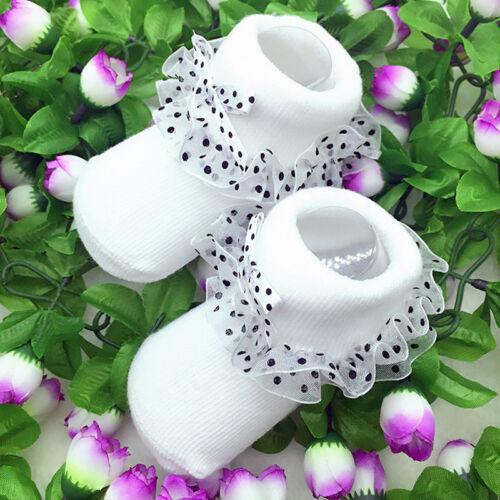 Cute Baby Girls Tutu Socks Lace Comfortable Beatiful Soft High Quality Newborn Infant Frilly Sock Cotton Short Socks