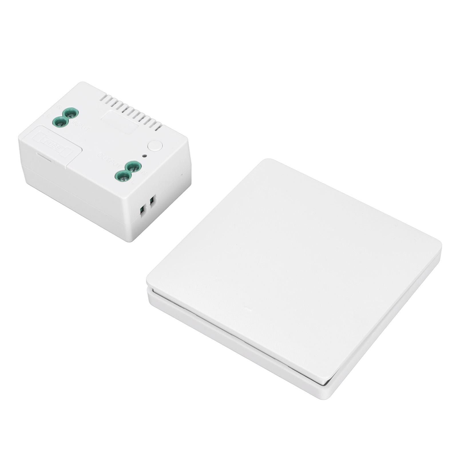 

Self Powered Wireless Light Kit, 43300CMHz Remote Control Wall for Incandescent Halogen Lamps