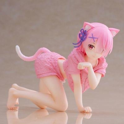 "Von Null": Anime-Charakter Ram Figur aus "Ein isoliertes Leben in einer anderen Welt" - Anime-Charakter Sammlerspielzeug, Kinderpuppe, Geschenk, 7cm