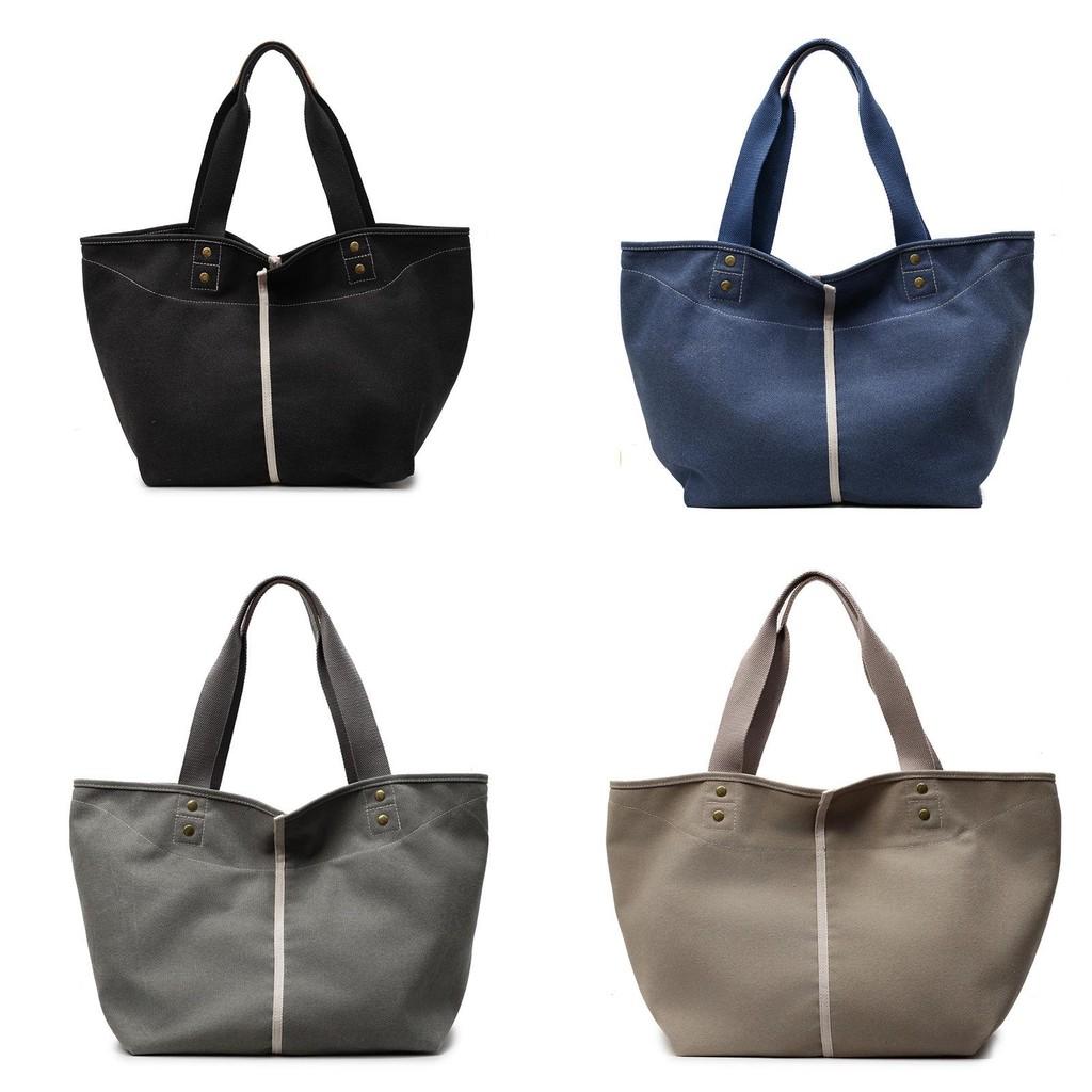 Canvas Bag For Women With Large Capacity Minimalist Style For Work And School