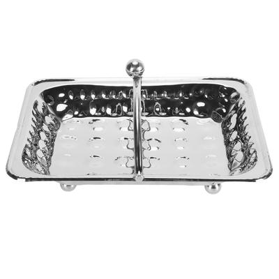 Stainless Steel Towel Basket Exquisite Elegant Large Capacity Fruit Serving Basket with Handle for