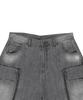 OFFGRID Og Heritage Denim Bermuda Pants - Grey