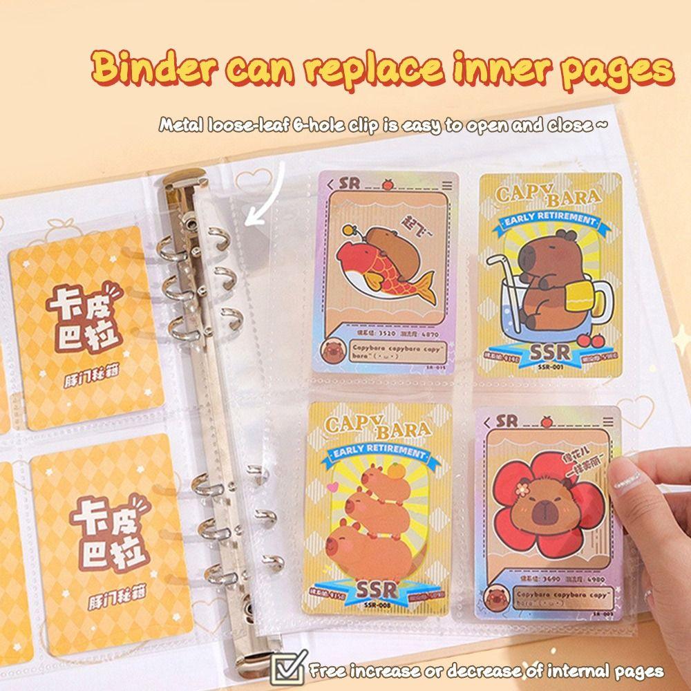 3-Inch Capybara Photo Album Cute Postcard Card Album  for Polaroid Photo Picture