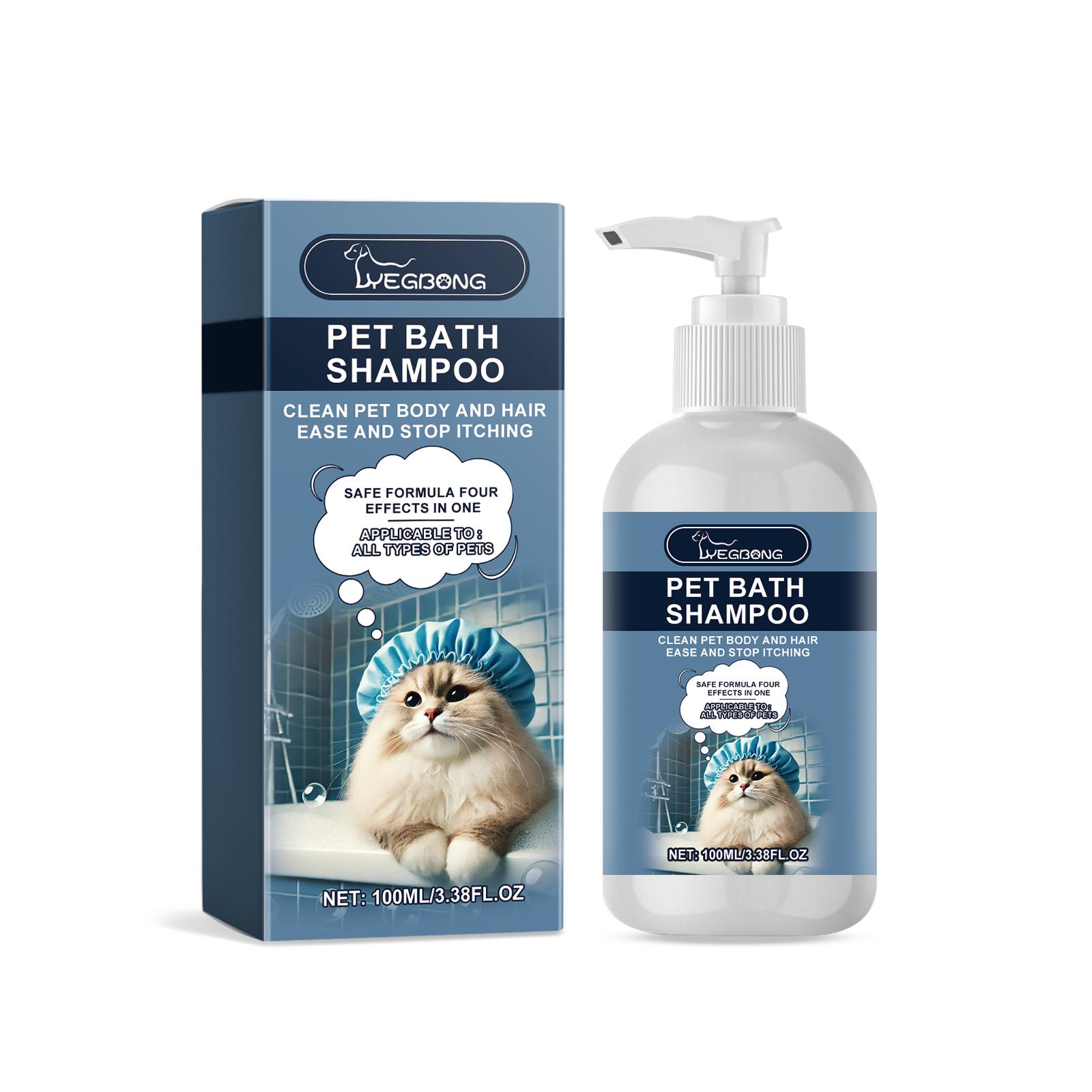 Pet shampoo Cat and dog cleaning, bathing, moisturizing, nourishing shampoo and gentle shampoo