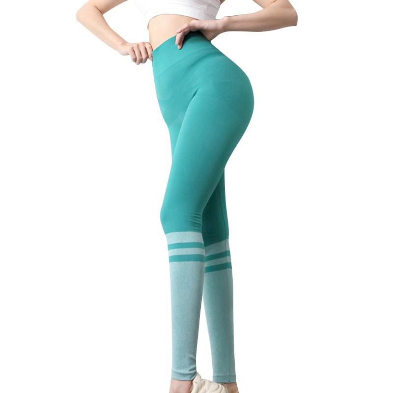 Leggings de Yoga Seamless de Cintura Alta para Levantar Glúteos Color Melocotón para Mujer, Pantalones de Entrenamiento Elásticos y Transpirables