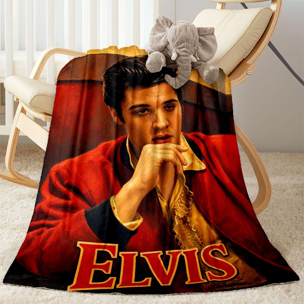Elvis Presley Performance Blanket Comfortable Great for Bed Couch Picnics for All Occasions Warmthful Decor Suitable for Gifting Relatives and Friends
