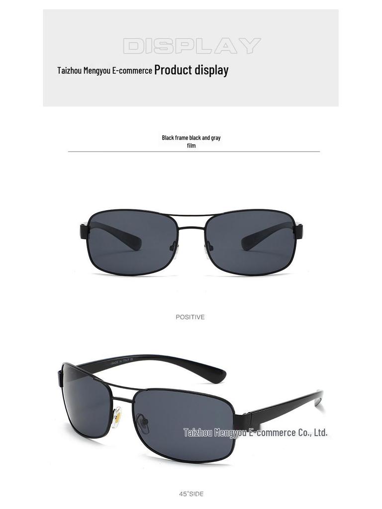 Men's High-End Aviator Sunglasses - European & American Style, Large Frame (RB3379)