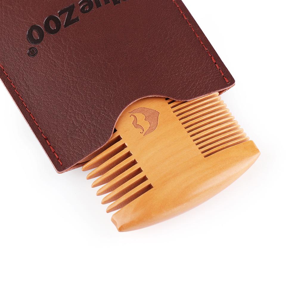 Styling Tool Card Package Pocket Size Fine Coarse Teeth Double Side Beard Comb Hair Mustaches Brush