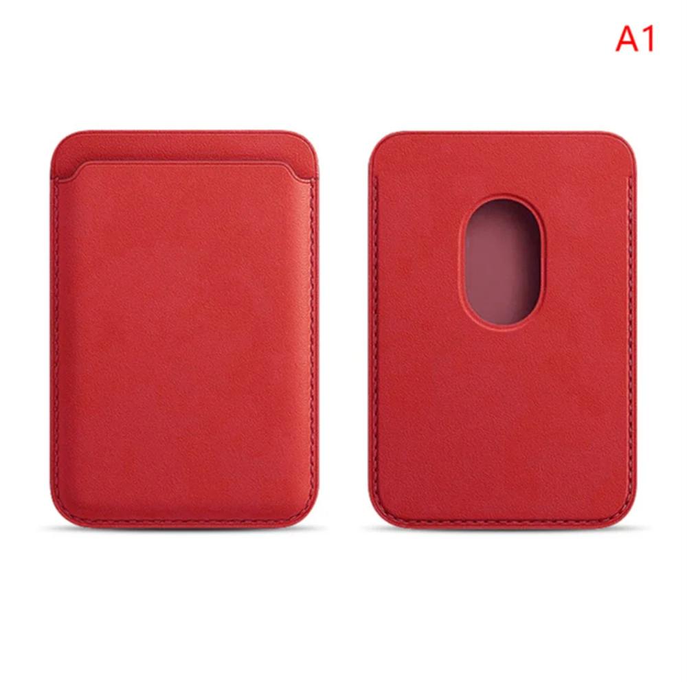 Starker magnetischer Leder-Kartenhalter Leder-Geldbörse Geeignet für IPhone 17 16 15 14 13 12 Pro Max, Samsung S26 S25 Ultra S24 Plus