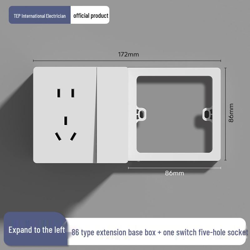 Ultra-thin Multi-functional Power Strip: No Wiring, One-to-Many Expansion, In-situ Replacement, Expandable Converter.