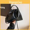 Stylish Bucket Bag For Women In Black Silver And White Perfect For Spring And Summer Casual Outfits