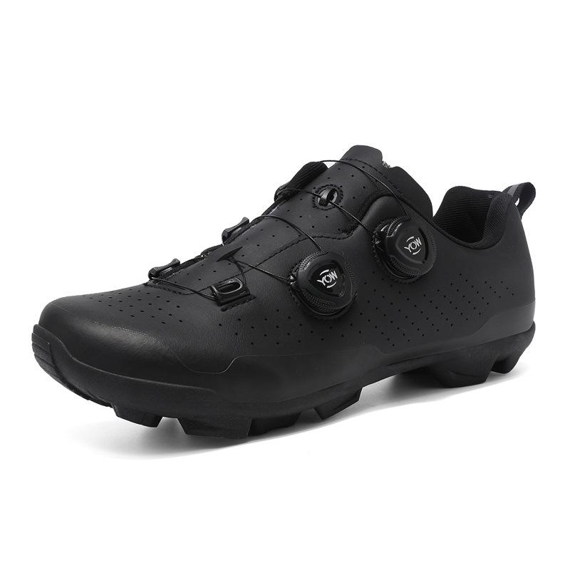 XT3001 Men's Shoes Cycling Rotating Buckle Mountain Lock Road No Breathable Hole Leather Surface Sports