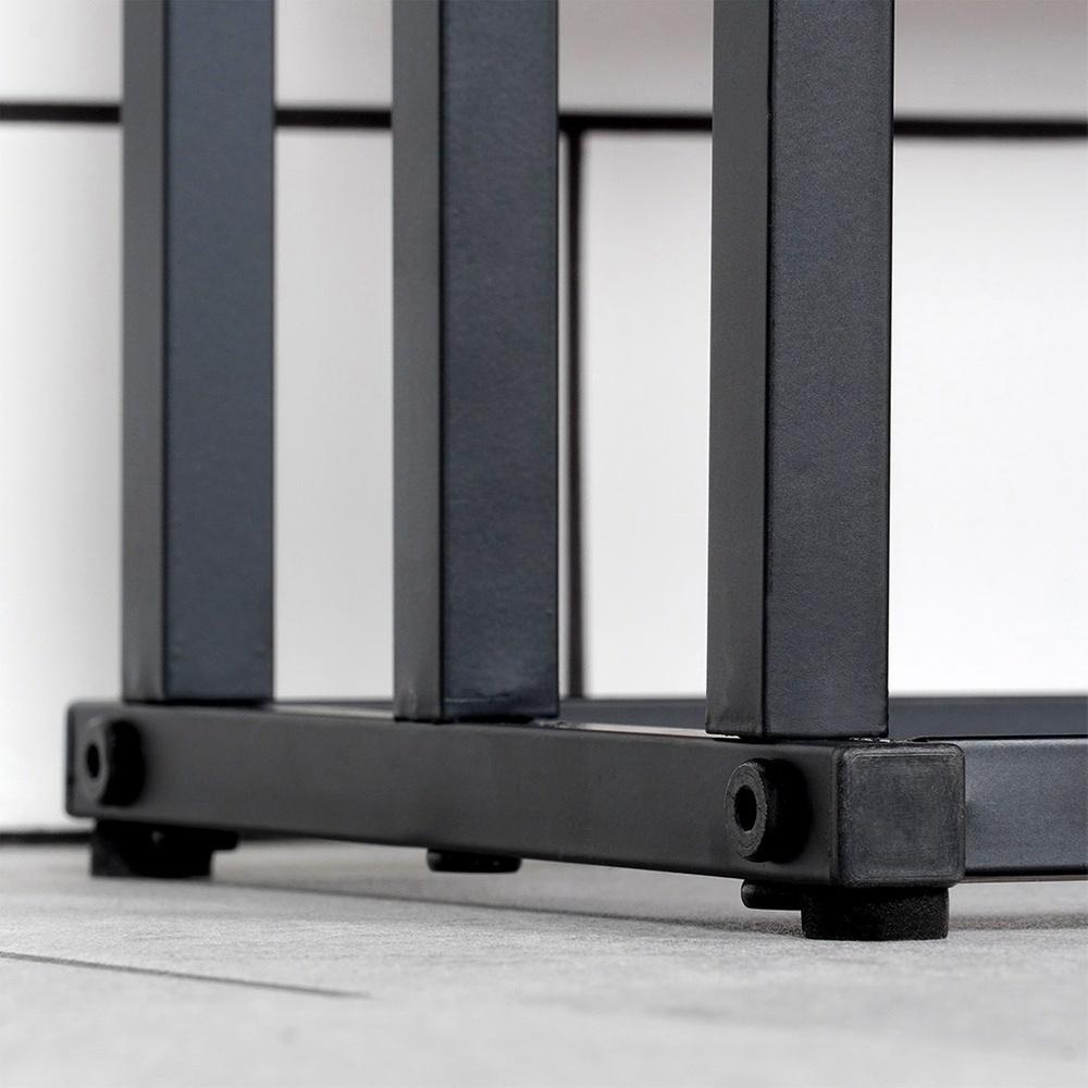 Stojak Na Ręczniki Wieszak Łazienkowy Podłogowy Stojący Metalowy Czarny