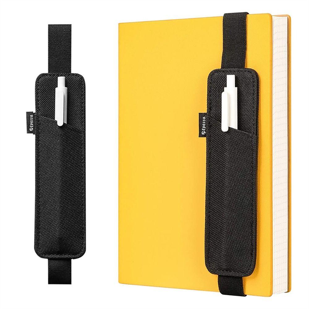 

Leather Notebooks Pencil Sleeve Elastic Planners Pencil Pouch Accessories Notebooks Pen Holder 1