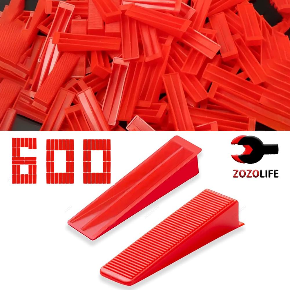 50-600 Reusable Tile Leveling System Wedges Clips Ceramic Insert Spacers Tiling Floor Wall Carrelage Construction Tool Building
