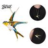 Brooch Accessory Pin Colorful Enamel Swallow Design Sweaters Bag Necklace