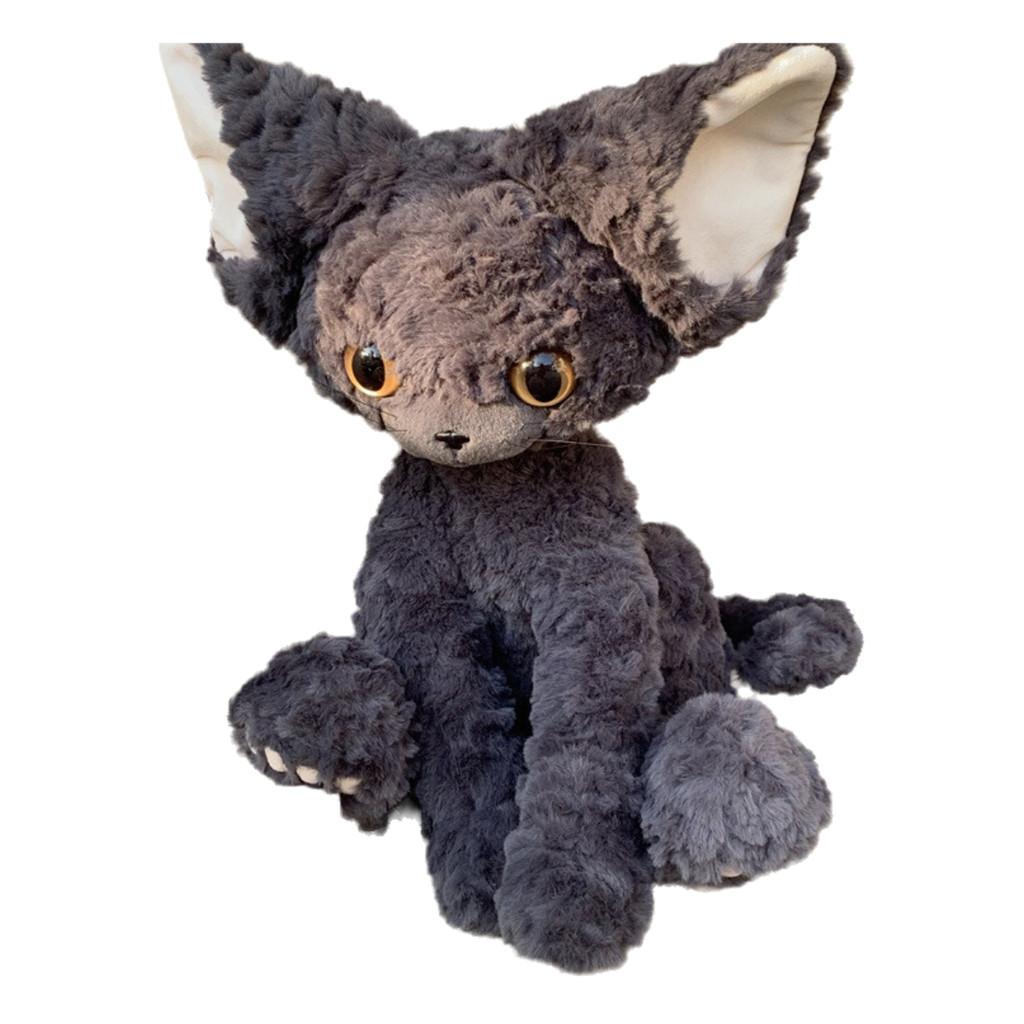 Hochwertiges deutsches Devon Rex Katze Plüschtier Superweich und knuddelig Perfektes Geschenk für jeden Anlass