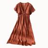 Nightgown Women's Summer Ice Silk Thin Short-sleeved Pajamas New Princess Style Can Be Worn Outside