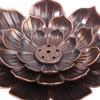 Alloy Incense Burner Stick Holder Plate Burner Plate Buddhism Coil Lotus Censer