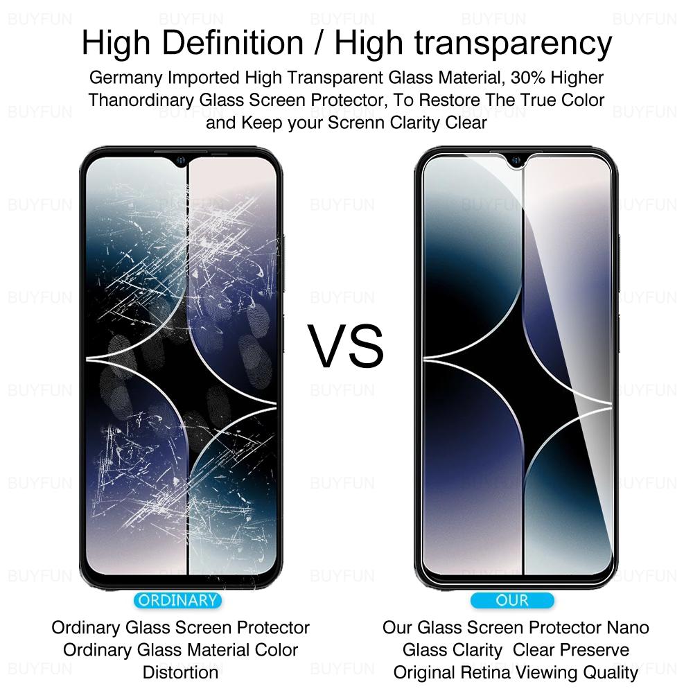 2Pcs Full Cover Glass For Ulefon 16 Pro15 14 13 12 11 Tempered Glass Screen Protector Ule Fone 16 16Pro Inch Film