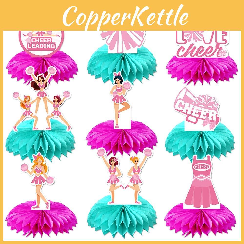 Birthday Themed Cheerleading Party Desktop Paper Honeycomb Ornament Decoration