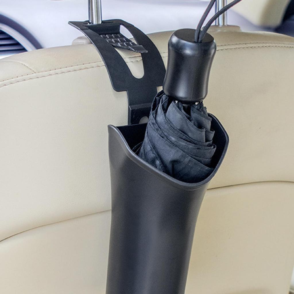 Car seatback Umbrella Storage Box Car Umbrella Organizer with Seat Hooks Umbrella Seat Cylinder Folding Umbrella Storage Case