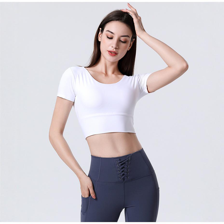 Women's Cross-Back Sleeveless Yoga Crop Top for Outdoor Fitness