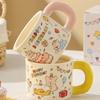 Ceramic Cartoon Ceramic Mug Cup Cartoon Animal Dog Coffee Mug Tea Cup  Valentine's Day Present