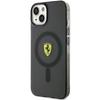 Etui Do iPhone 14 Plus Ferrari Translucent MagSafe Czarny