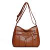 Dámská taška Soft Leather Crossbody Bag Taška přes rameno pro matku středního věku