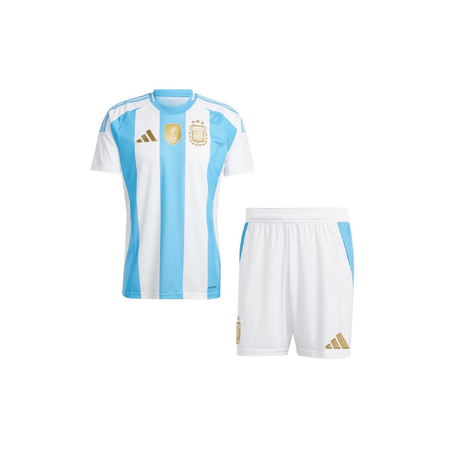 

Синий детский футбольный трикотаж сборной Аргентины Месси 24/25 нового сезона, 2 шт. 3-4 Yaş