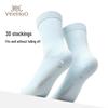 YEEHOO Macaron Kids' Cotton Mid-Calf Socks (4-Pair Pack)