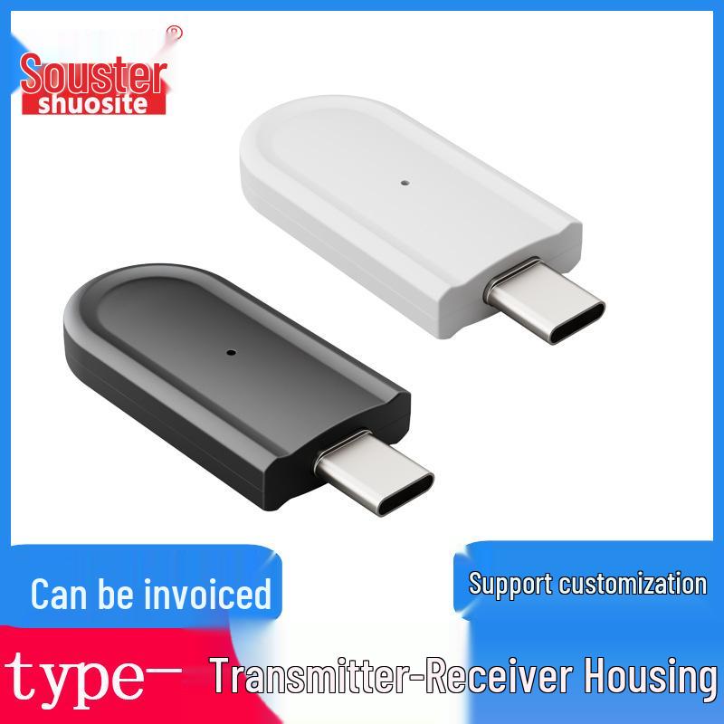 USB-C Bluetooth 5.3 Transmitter & Receiver Adapter for Laptops, Earphones, and Mice